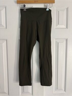 lululemon athletica Olive Green High-Rise Leggings